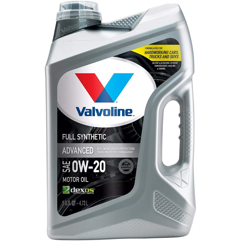 Valvoline Advanced Full Sintético 0w 20  5 Cuartos