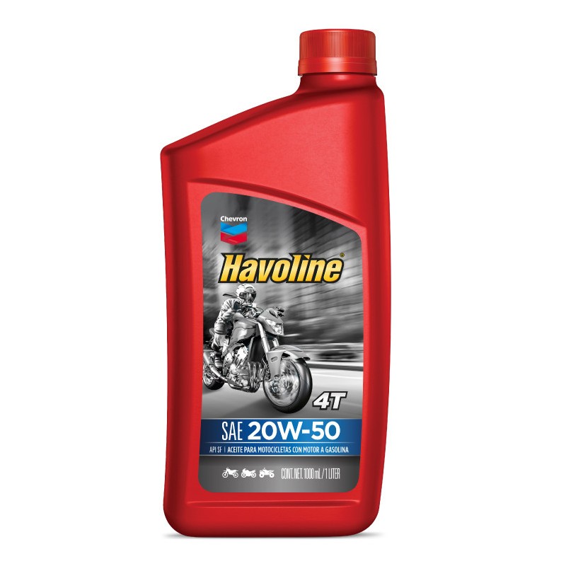 Havoline Motorcycle 4T 20w 50  1Litro