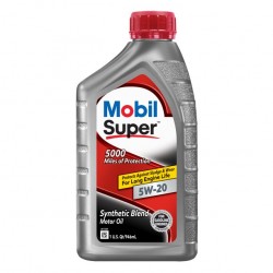 Mobil Super 5000 5w 20 Cuarto