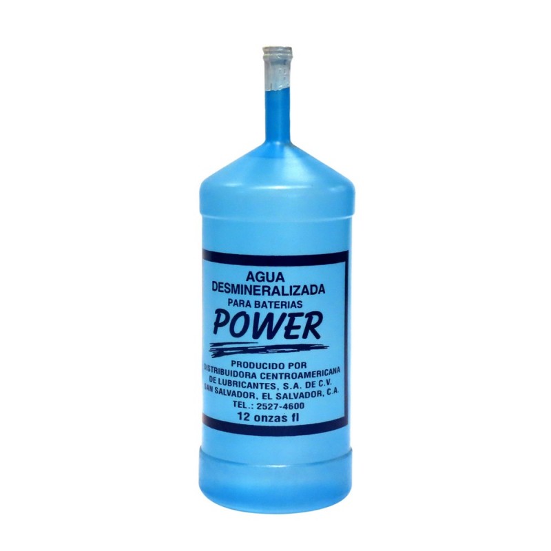 Agua Desmineralizada Power Pinta 12 Onz.